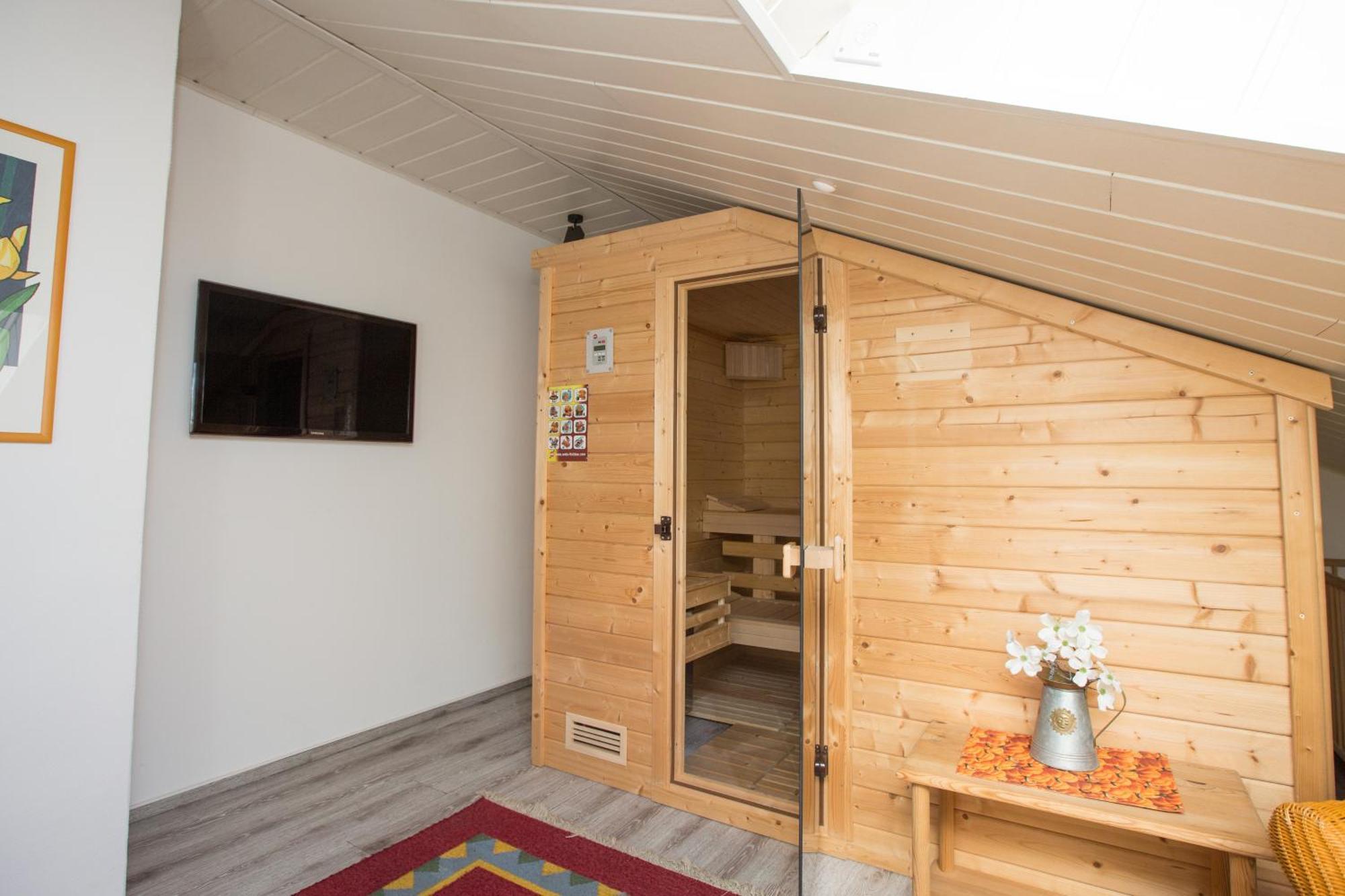 Ferienhaus Seeblick Am Jabeler See Mit Sauna Luaran gambar